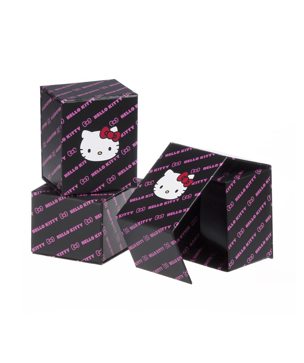 Reloj de HELLO KITTY estilo infantil con pulsera de caucho color marfil con motivos de Hello Kitty. - Regalanda