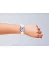 Reloj de HELLO KITTY de estilo juvenil con pulsera de polipiel blanca.   - Regalanda