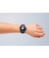 Reloj de HELLO KITTY estilo juvenil con pulsera de polipiel negra. Esfera negra con circonitas blanc - Regalanda