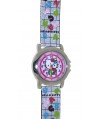 Reloj de HELLO KITTY estilo infantil con pulsera de caucho y motivos de letras. - Regalanda