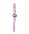 Reloj de HELLO KITTY estilo juvenil con pulsera de polipiel en rosa. Esfera en rosa con corazones y - Regalanda