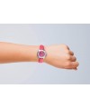 Reloj de HELLO KITTY estilo juvenil con pulsera de polipiel roja. Esfera en rojo con esmaltado en ro - Regalanda
