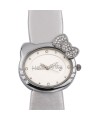 Reloj de HELLO KITTY estilo juvenil y pulsera de polipiel en plata. Esfera en plata con circonitas b - Regalanda